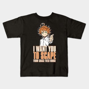 THE PROMISED NEVERLAND: I WANT YOU Kids T-Shirt